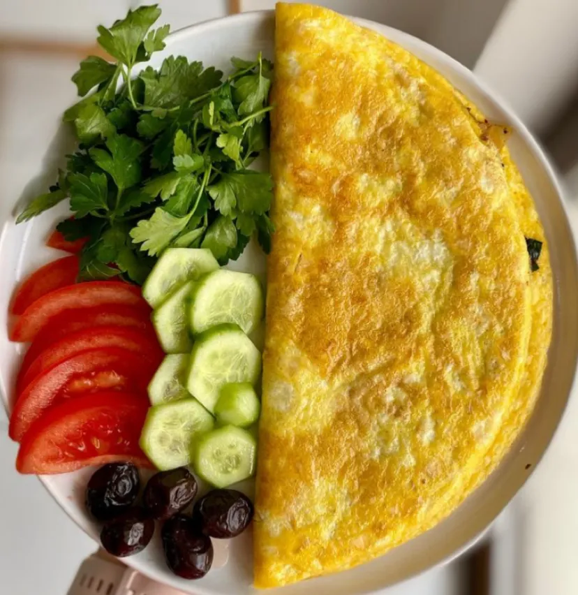 Kavurmalı Omlet
