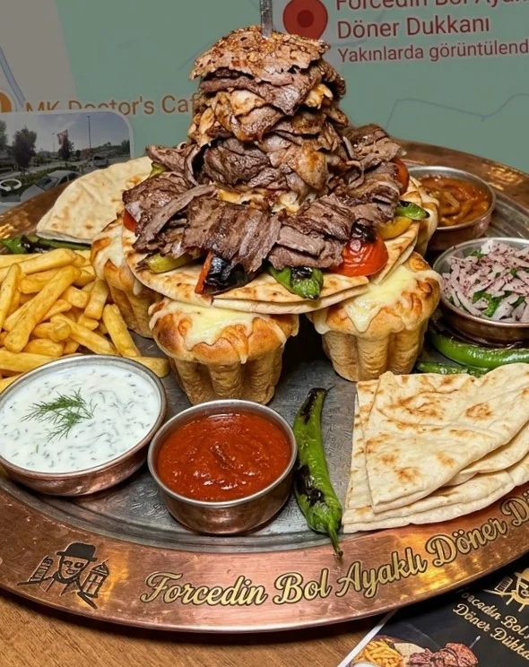 Forcedin Bol Ayaklı Döner Dukkanı