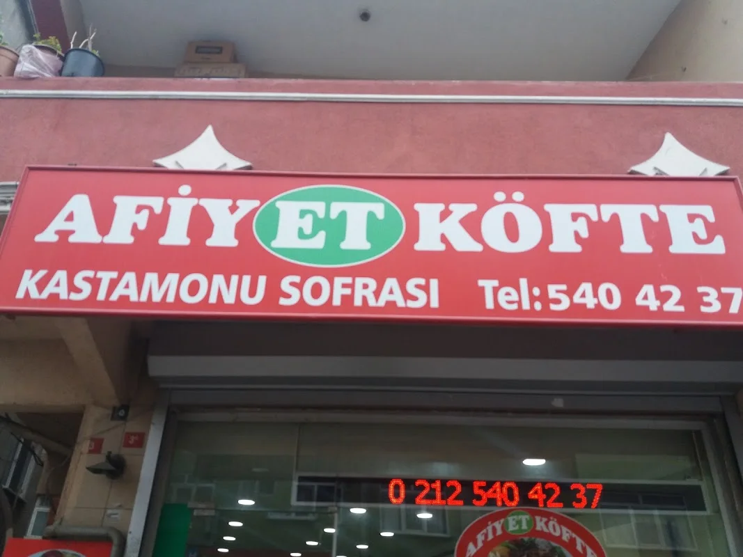 Afiyet Köfte Kastamonu Sofrası