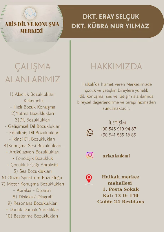 Aris akademi ( dil ve konuşma merkezi)