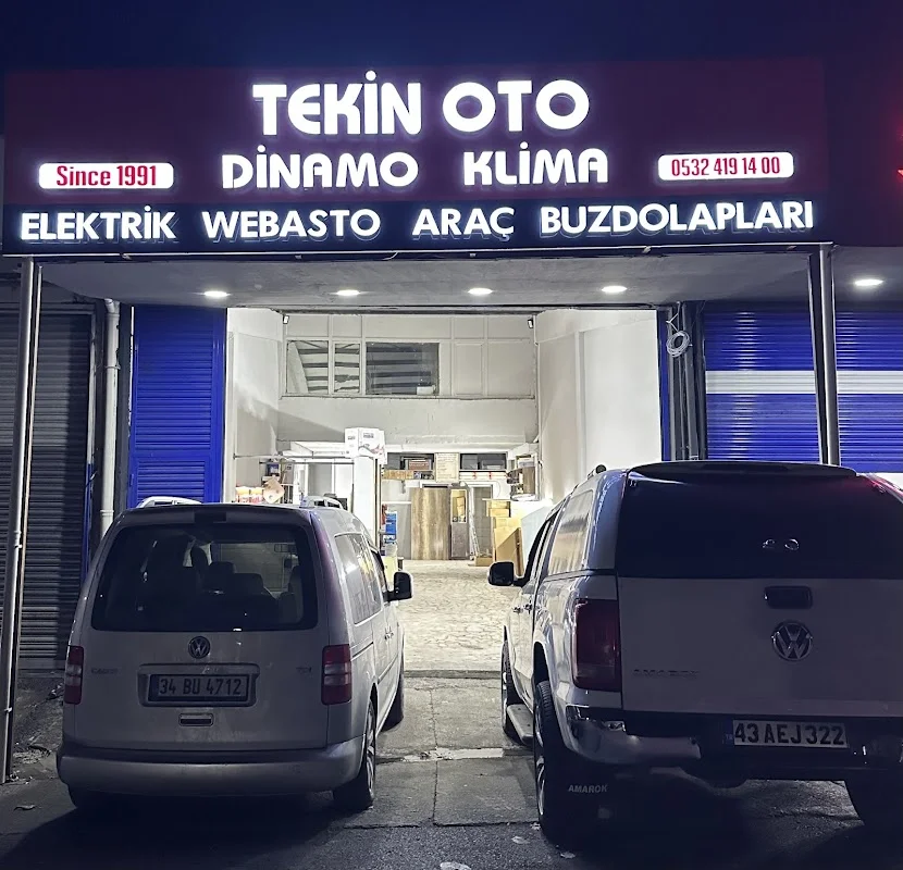 TEKİN OTO DİNAMO & KLİMA - 7/24 Dinamocu - Webasto - Klima gaz dolumu satış ve montaj -