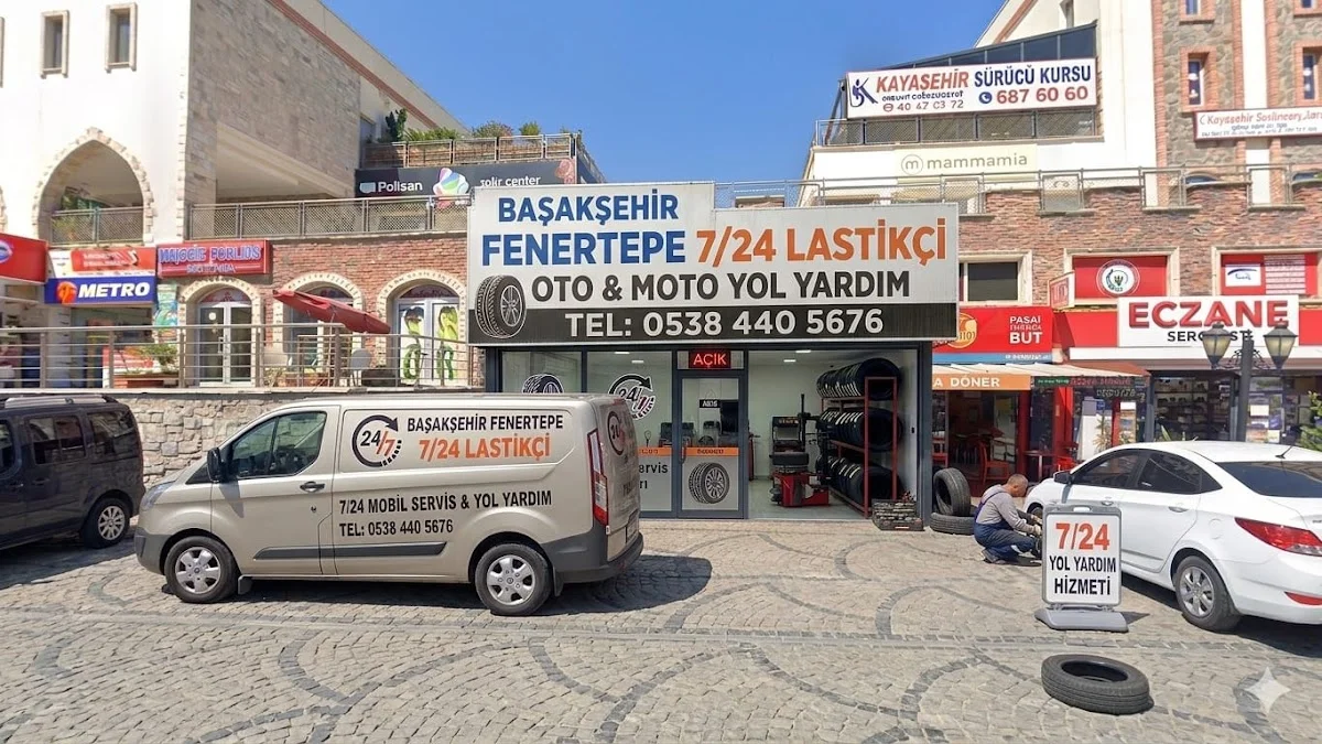 Başakşehir Fenertepe 7/24 Lastikçi - Otoyol Yol Yardım