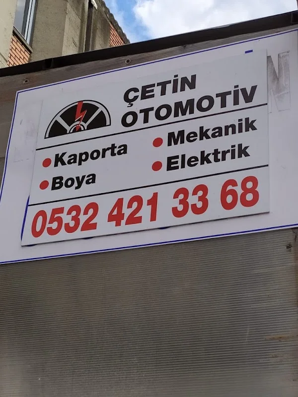 Çetin Oto Kaporta Boya Servisi - Yılmaz Çetin - Sarıyer, İstanbul