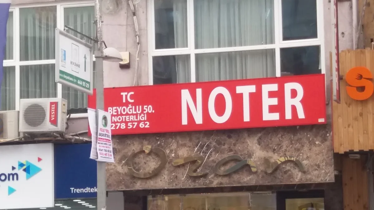 Tc Beyoğlu 50. Noterliği