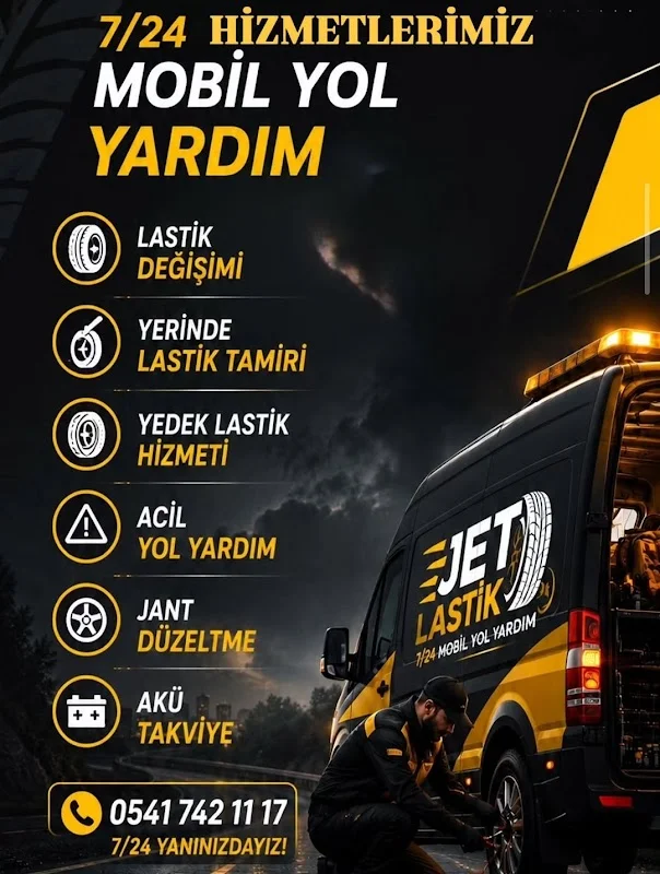 Jet Lastik 7/24 Mobil Yol Yardım - Kağıthane, İstanbul