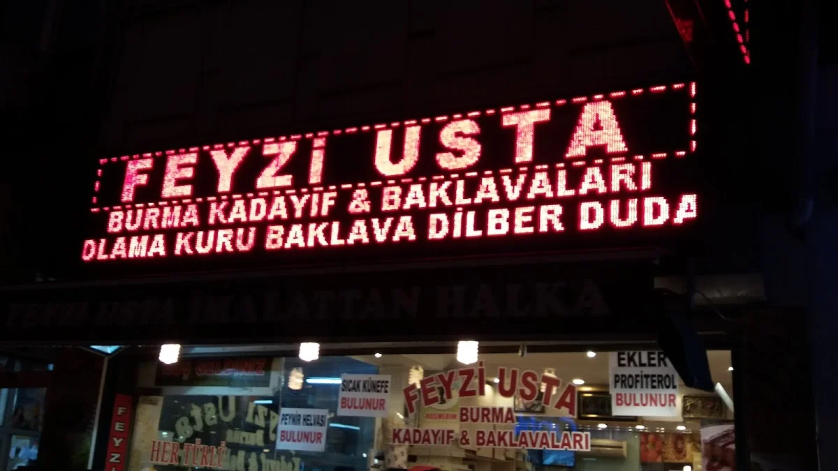 FEYZİ USTA BURMA KADAYİF & BAKLAVALARI & K. MARAŞ DONDURMASI &PAKET SERVİSİMİZ VARDIR.