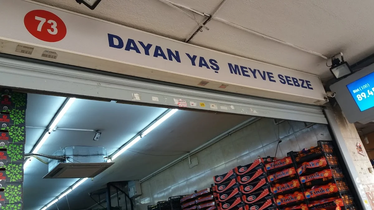 Dayan Yaş Meyve Sebze
