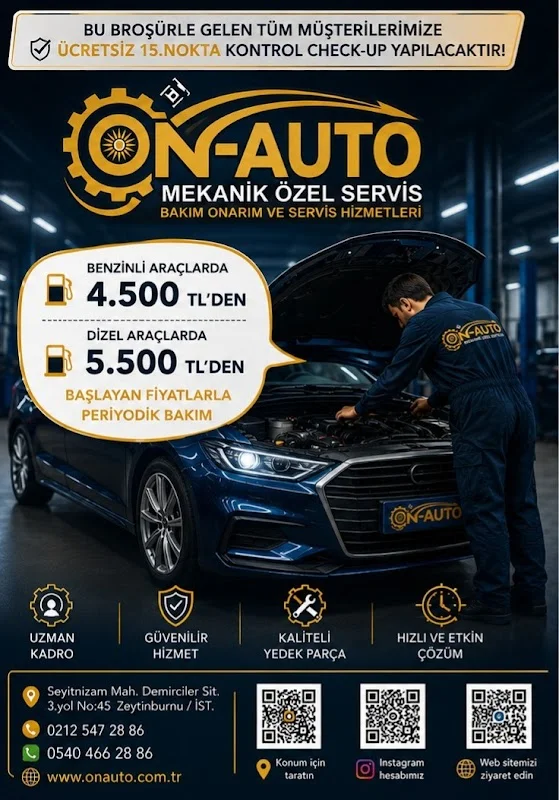 On-Auto mekanik özel servis bakım onarım merkezi