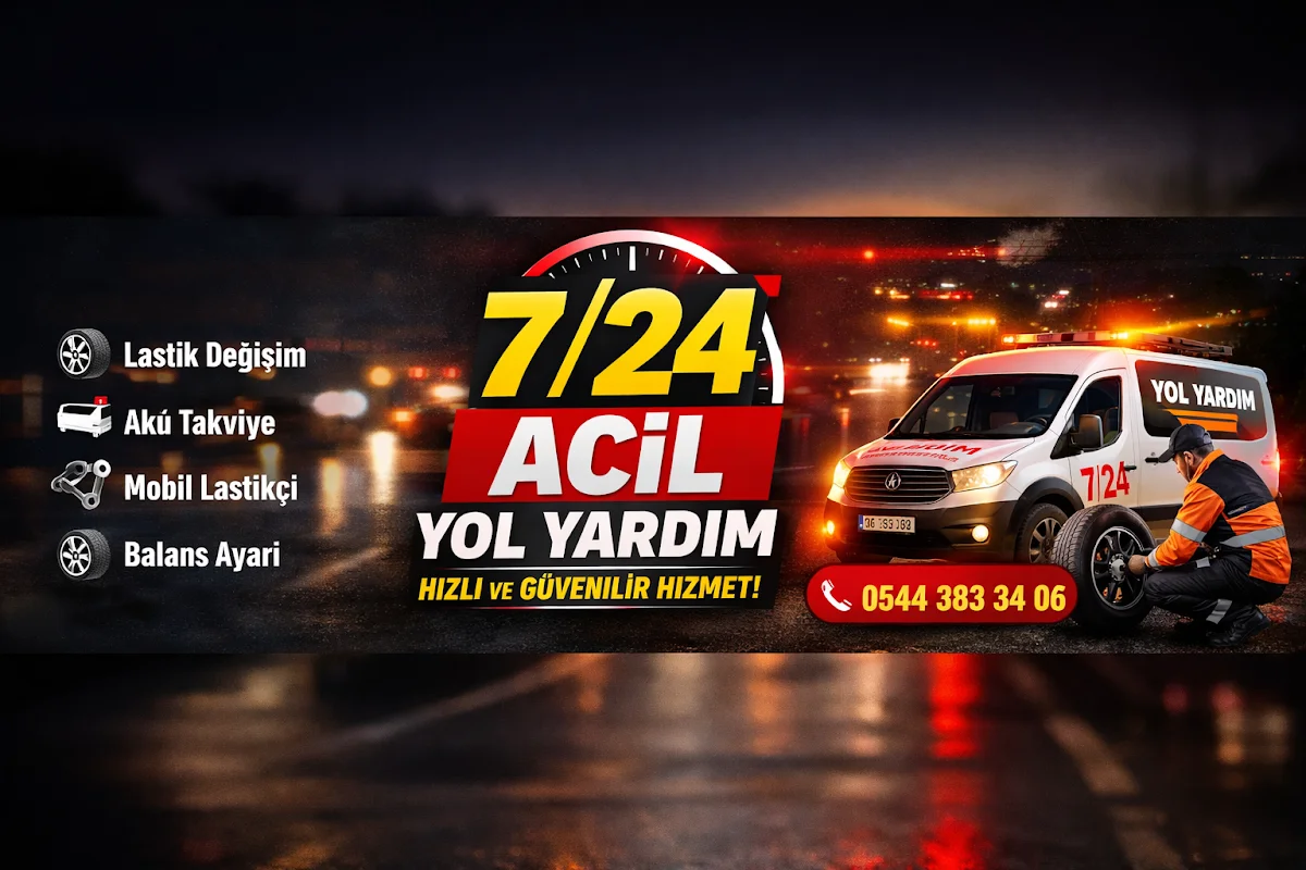 7/24 Acil Lastik Yol Yardım – Mobil Lastikçi