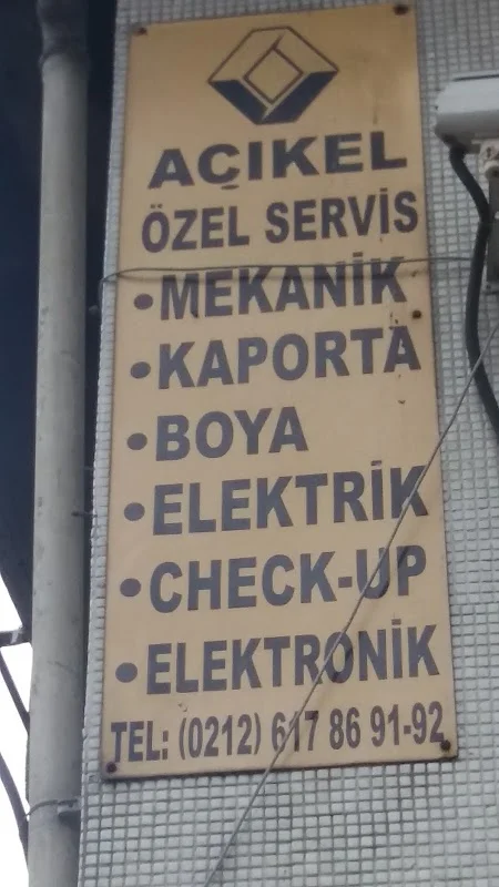 AÇIKEL ÖZEL SERVİS