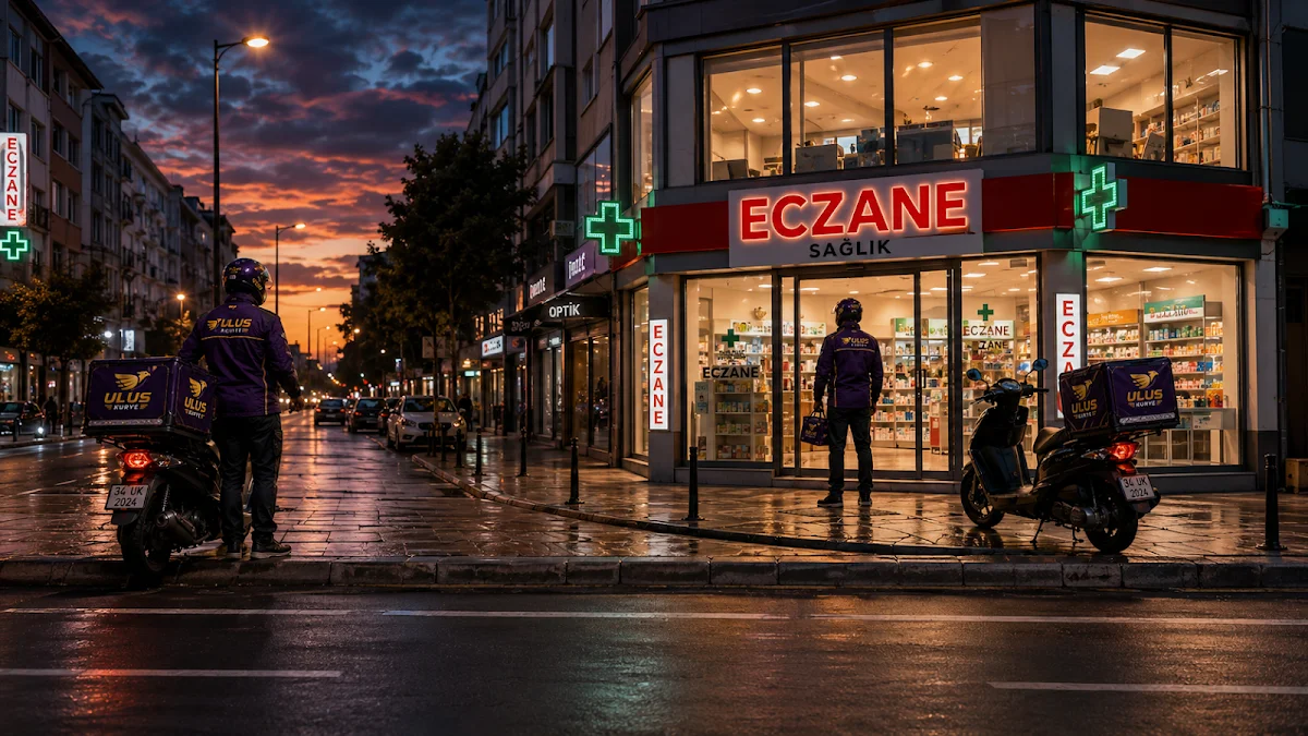 Acil Nöbetçi Eczane Kurye - Moto Kurye - 7/24 - Pharmacy Delivery - Maltepe - Kartal Eczane ULUS KURYE