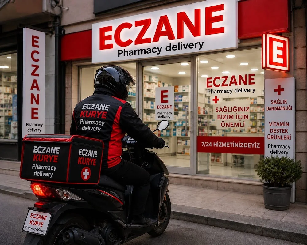 Acil Nöbetçi Eczane Moto Kurye 7/24 -Pharmacy -Delivery- Eczane Kurye İstanbul Bakırköy - Bakırköy, İstanbul