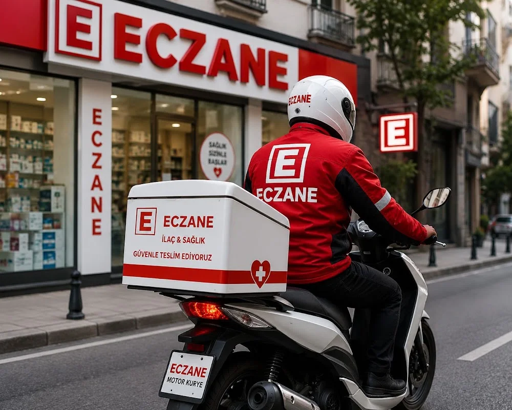 Acil nöbetçi eczane moto kurye 7/24- pharmacy Delivery Eczane kurye İstanbul Ataşehir