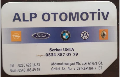 Alp Otomotiv - Sancaktepe, İstanbul