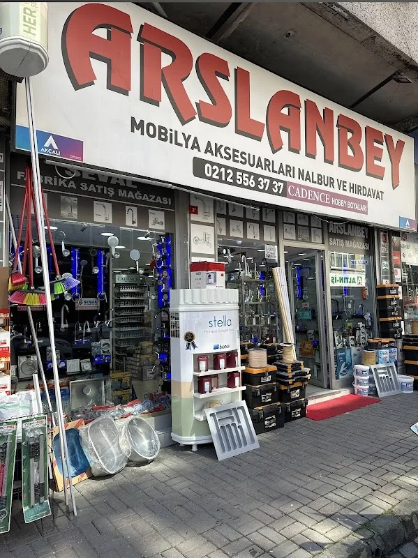 ARSLANBEY MOBİLYA AKSESUARLARI NALBUR HIRDAVAT CİVATA - Bahçelievler, İstanbul