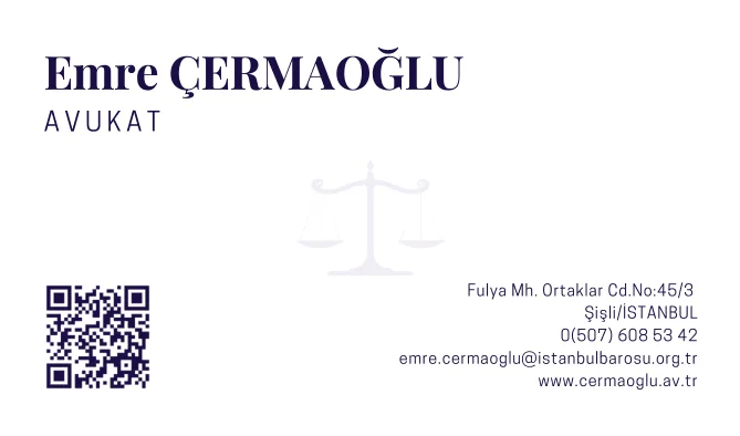Avukat Emre ÇERMAOĞLU