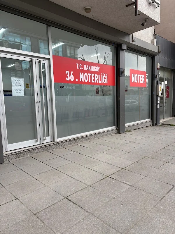 Bakırköy 36. Noterliği - Bağcılar, İstanbul