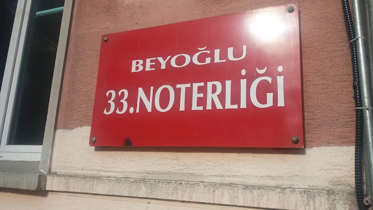Beyoğlu 33. Noterliği - Beyoğlu, İstanbul