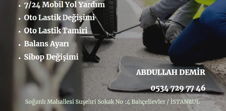 Demir Oto Lastik 7/24 Yol Yardım