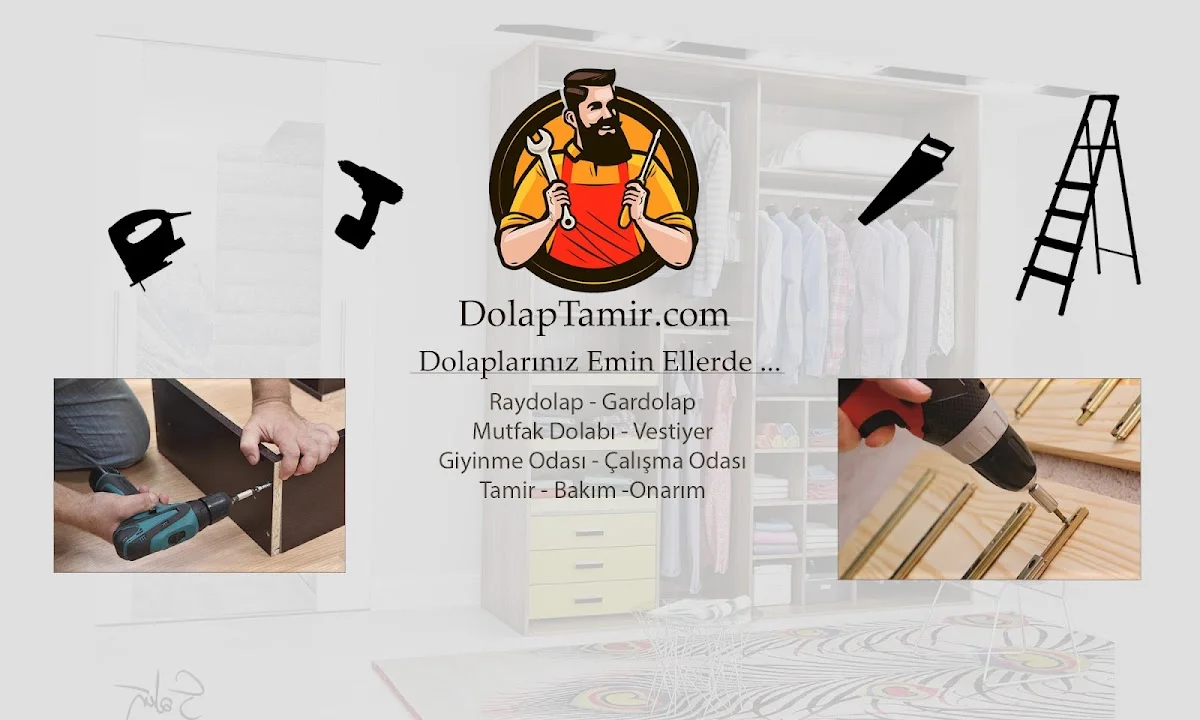 Dolap Tamir / Ray Dolap, Mutfak, Portmanto, Gardırop, Vestiyer, Tamir ve Montaj Servisi