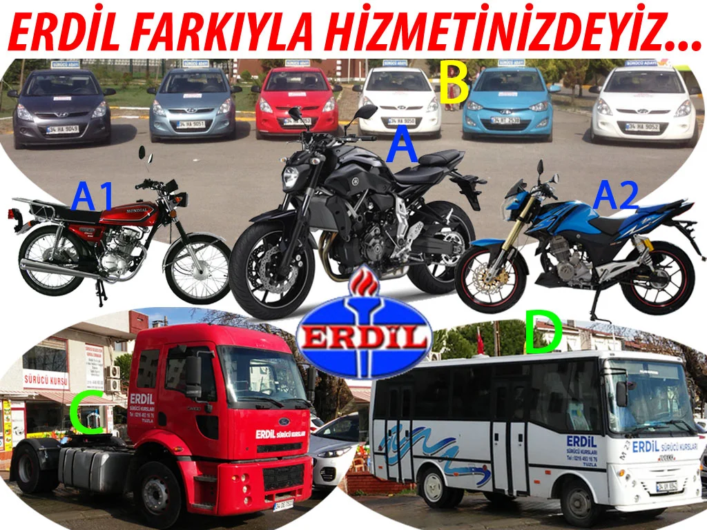 Erdil Sürücü Kursu Tuzla Şubesi - Tuzla, İstanbul