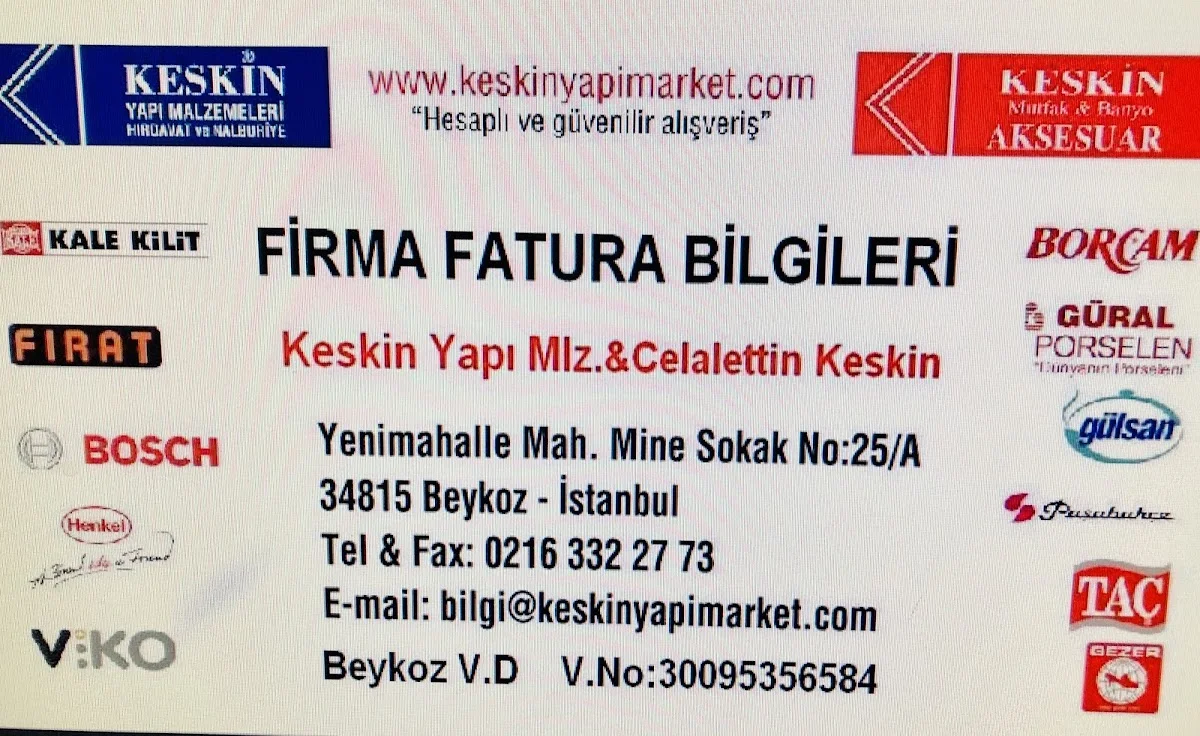 KESKİN YAPI & CELALETTİN KESKİN