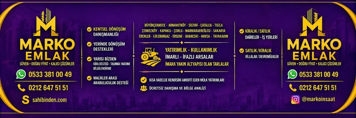 MARKO EMLAK İNŞAAT LTD. ŞTİ. - Esenler, İstanbul