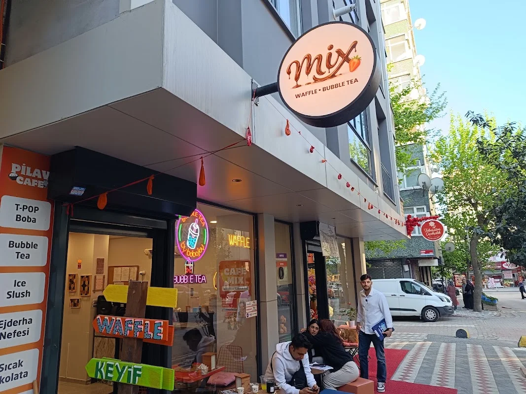 Mix waffle ve bubble tea Sultangazi cebeci trendyol= Mix waffle bubble tea