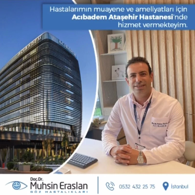 Prof. Dr. Muhsin Eraslan, Göz Hastalıkları