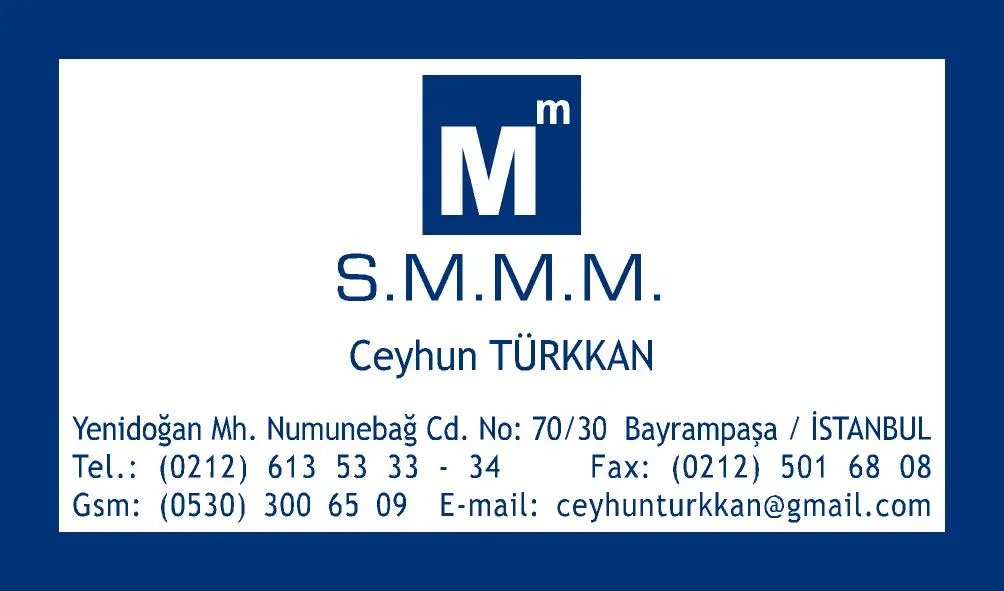 TÜRKKAN MÜŞAVİRLİK VE DENETİM Mali Müşavir Ceyhun Türkkan - Bayrampaşa, İstanbul