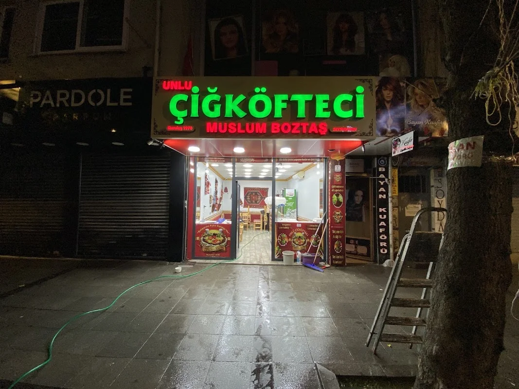 Ünlü çiğköfteci Müslüm BOZTAŞ Zeytinburnu